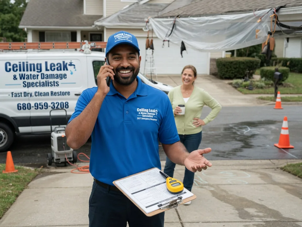 Ceiling Leak Cleanup Baltic, CT FAQs